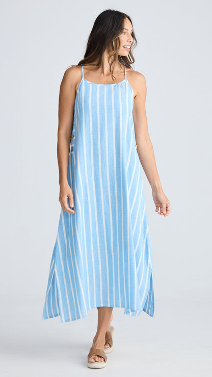 Cliffside Maxi Dress - Jaali Stripe