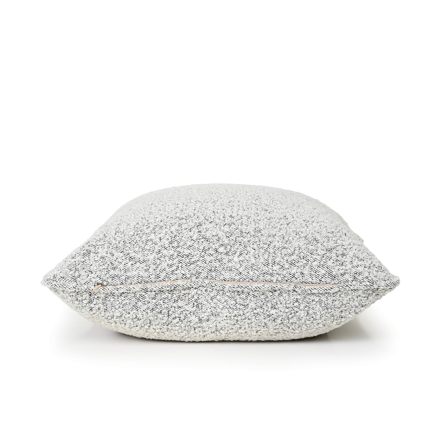 Coco Piped Boucle Cushion - Black & White