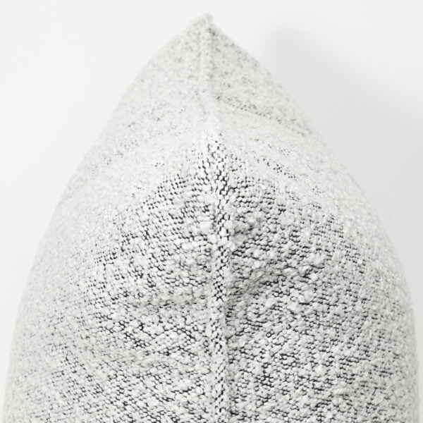 Coco Piped Boucle Cushion - Black & White