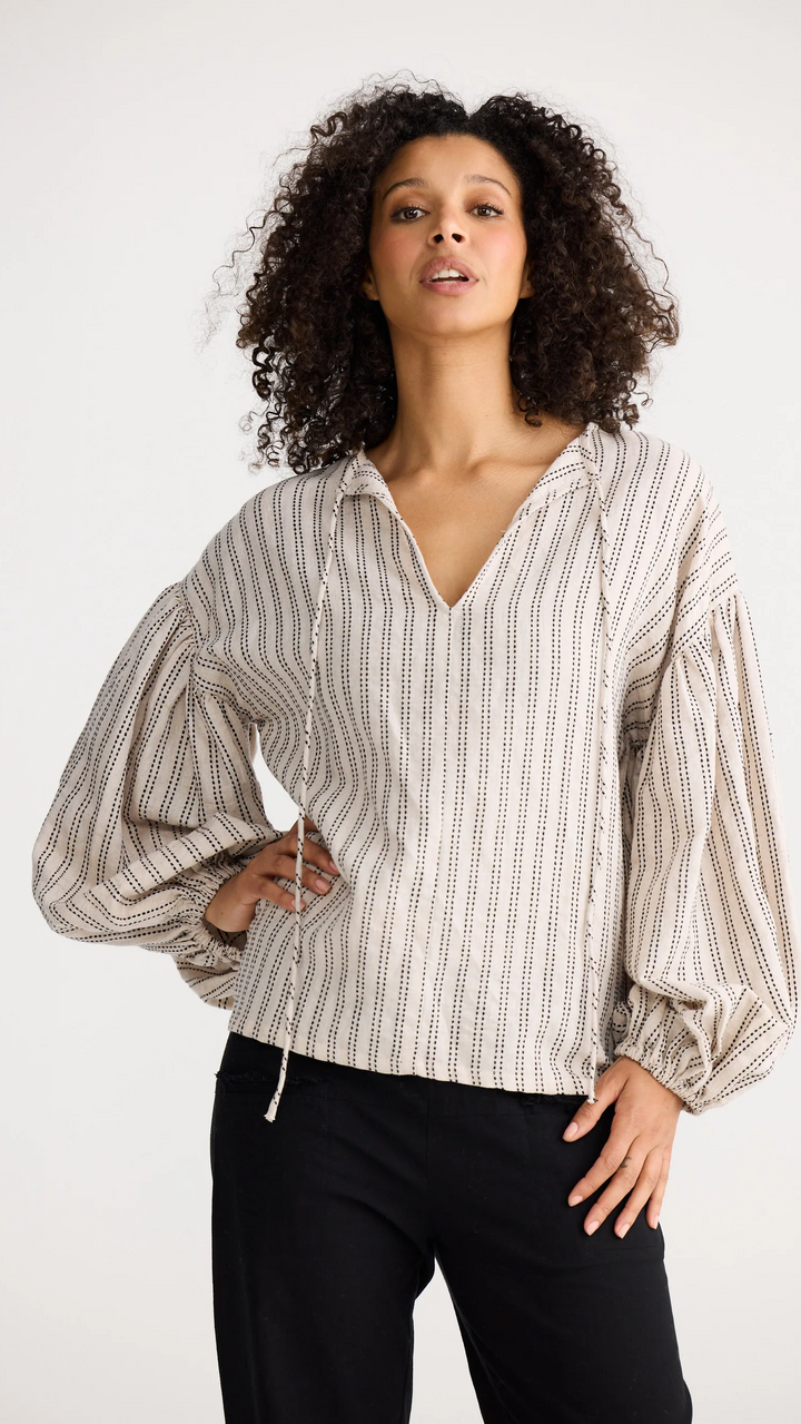 Copenhagen Top Natural Stitch - Natural