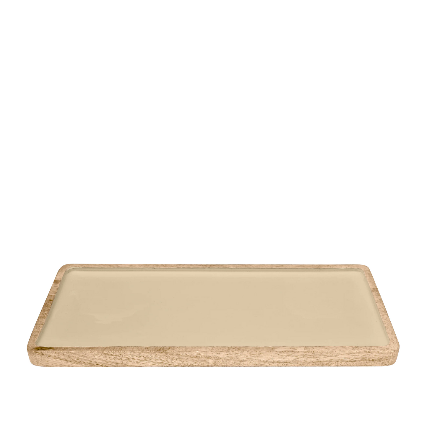 Corinne Rectangular Tray Small - Light Taupe