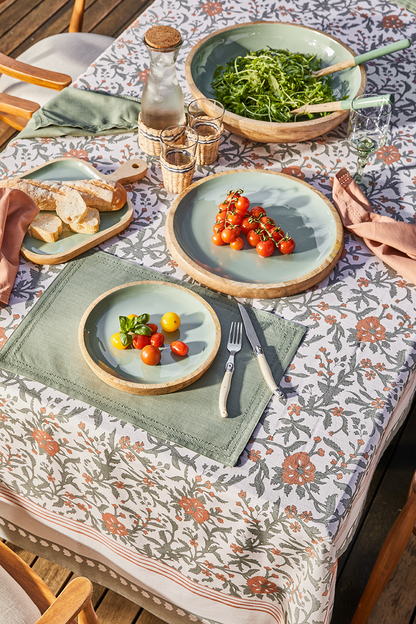 Corinne Salad Servers – Green & Natural