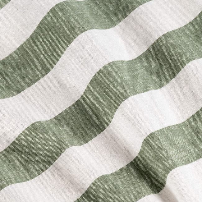 Cucina Stripe Oven Mitt Pair - Olive