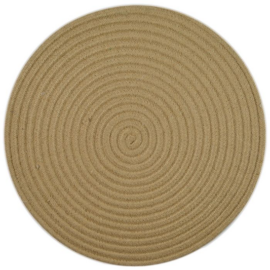 Demi Cotton Round Placemat - Natural