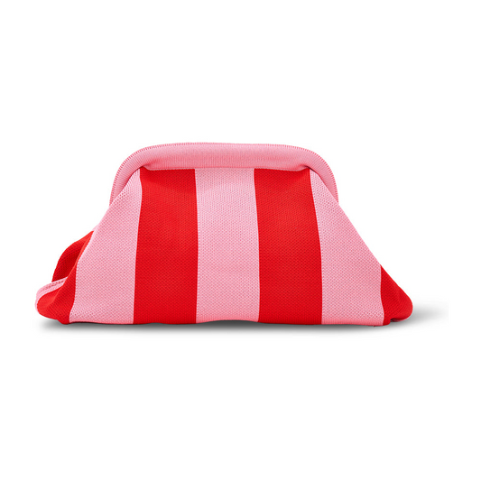 Dumpling Clutch - Pink/Red