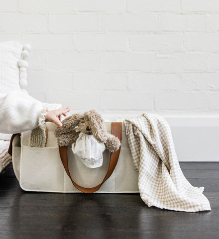 Baby Swaddle - Cocoa Gingham
