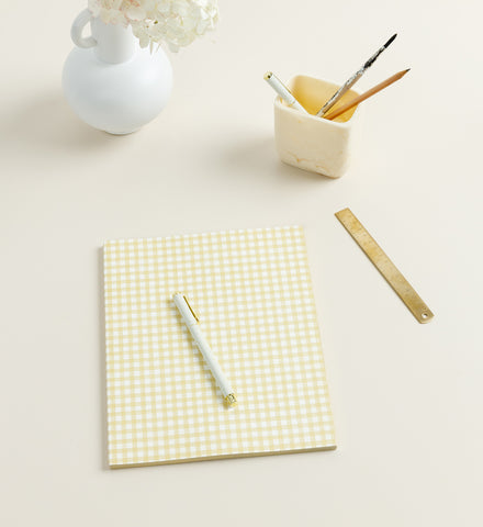 Grande Notebook - Butter Gingham