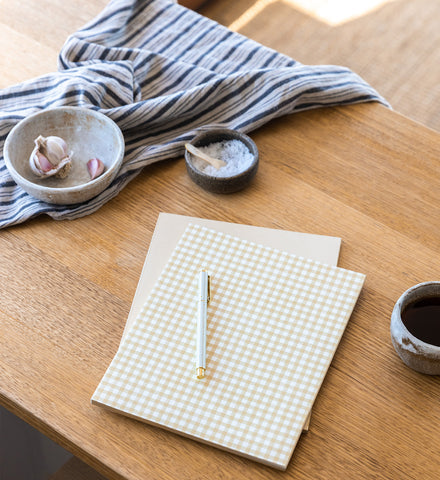 Grande Notebook - Butter Gingham