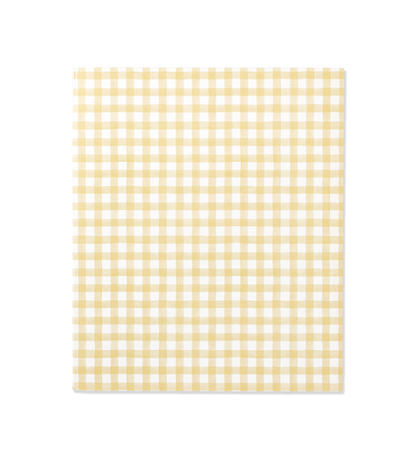 Medium Notebook - Butter Gingham