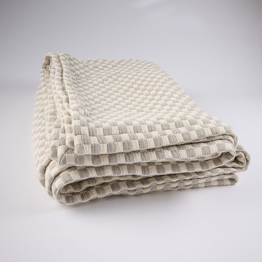 Gambit Bed Cover - White/Silver