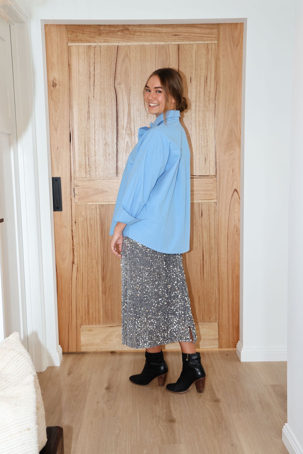 Elka Skirt - Pewter