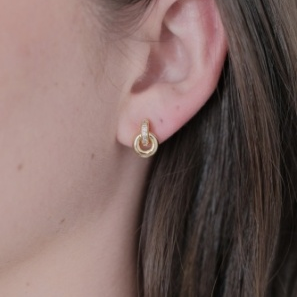 Elle Stud – Gold by Zafino