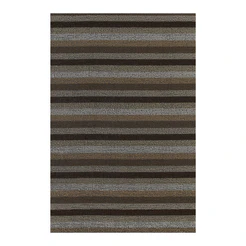 Even Stripe Doormat - Mocha