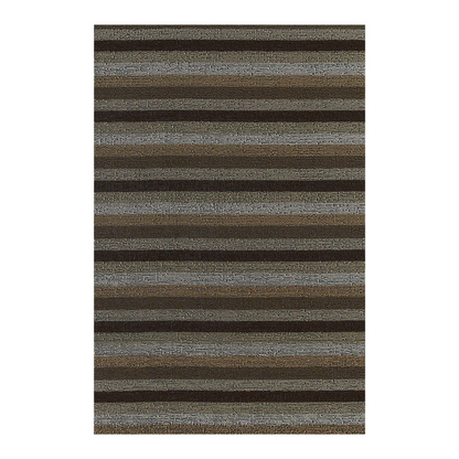 Even Stripe Utility Mat - Mocha