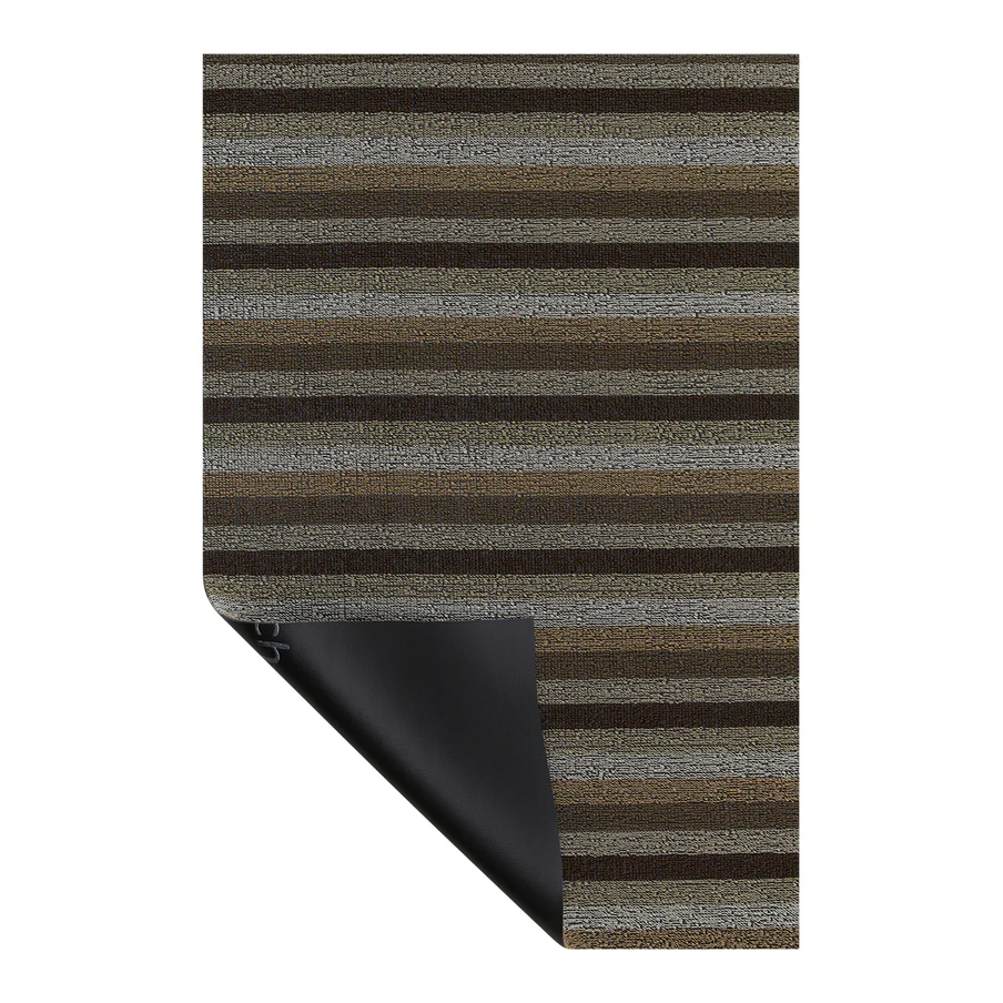 Even Stripe Utility Mat - Mocha
