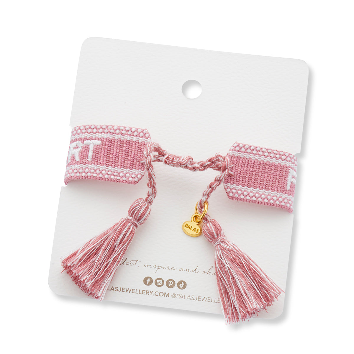 "FOLLOW YOUR HEART" Woven Mantra Band