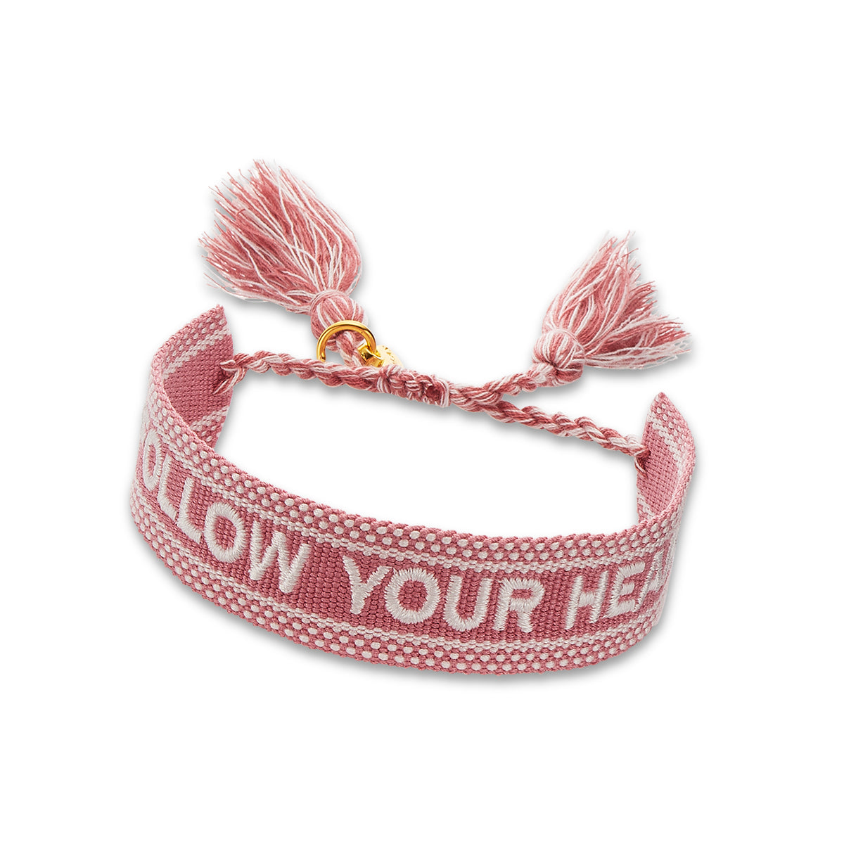 "FOLLOW YOUR HEART" Woven Mantra Band