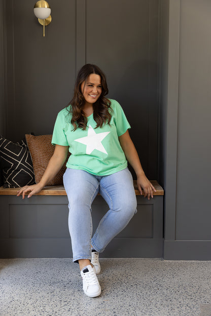 Freedom T-Shirt - Apple Green