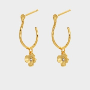 Fleur Hoop – Gold by Zafino