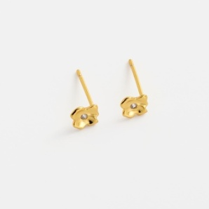 Fleur Stud – Gold by Zafino