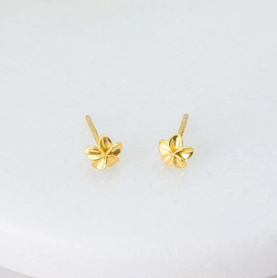 Flower Stud – Gold by Zafino