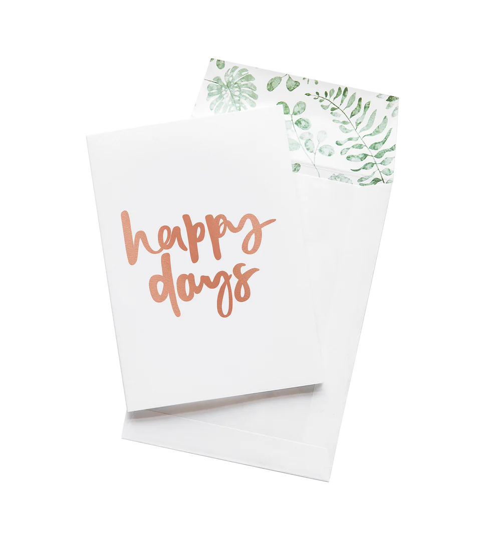 Greeting Card - Happy Days