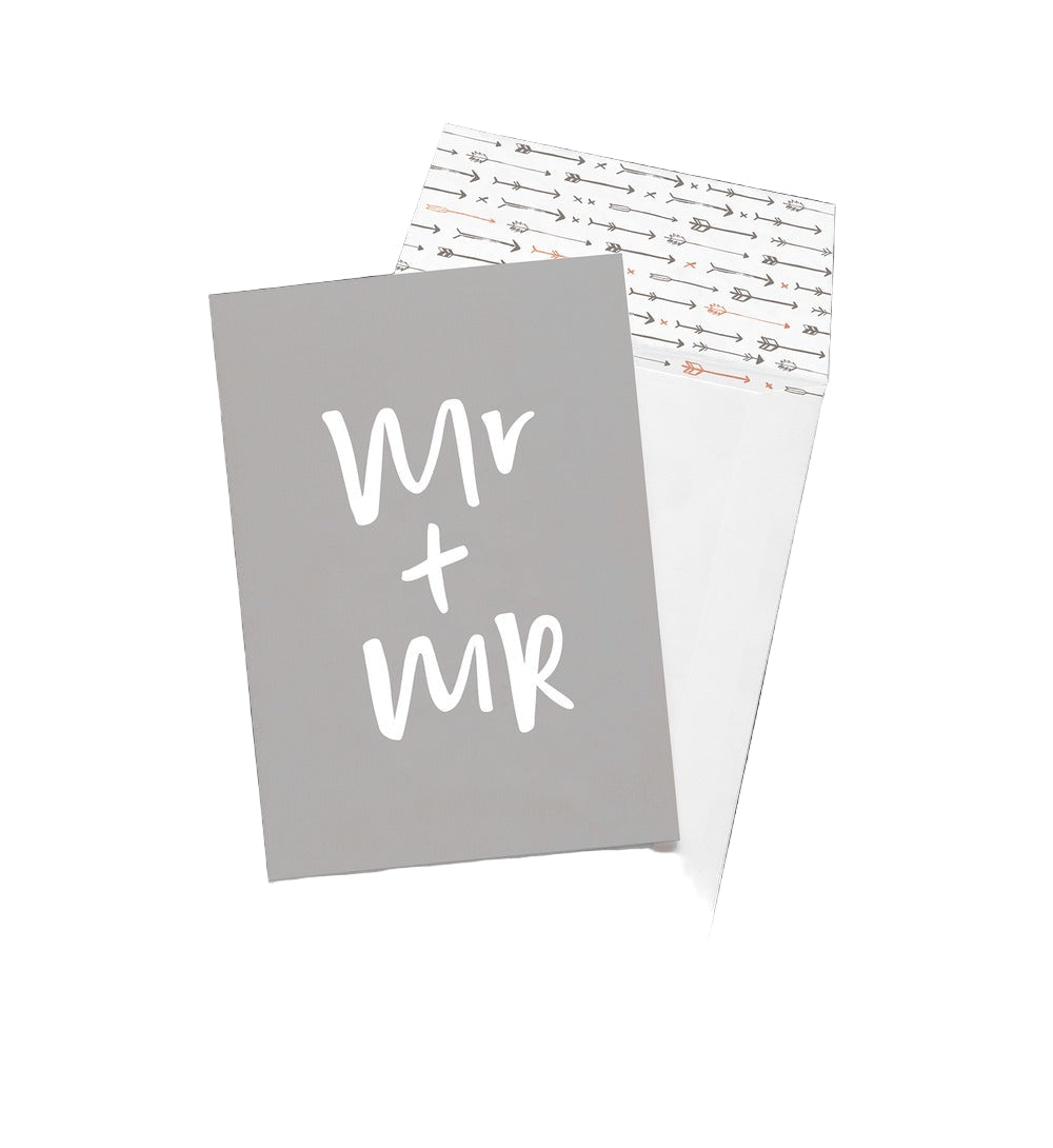 Greeting Card - Mr + Mr