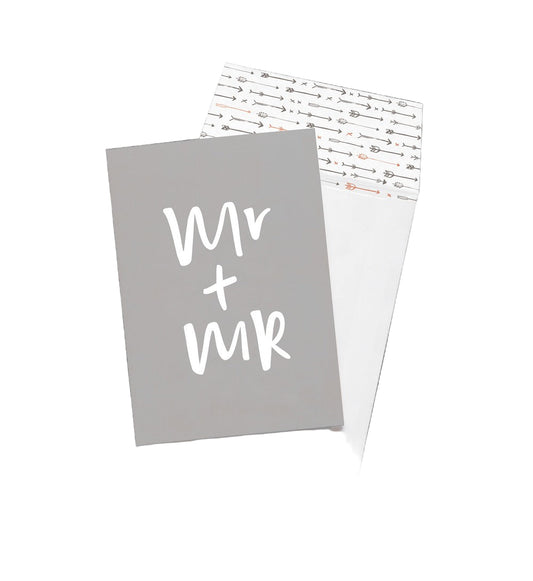 Greeting Card - Mr + Mr