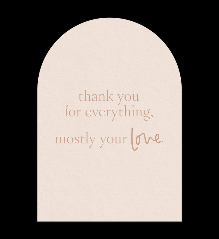 Greeting Card - Thank You For Everything