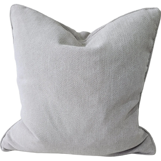 Hailey Linen Chenille Cushion - Natural
