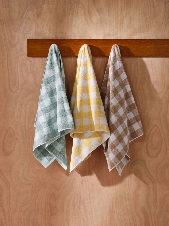 Hand Towel Flinders Check - Saltwater