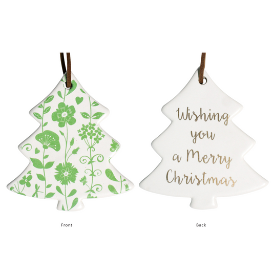 Hang Tree – Floral Christmas Green