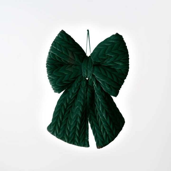 Hanging Bow - Emerald Green (43cm) - image 1