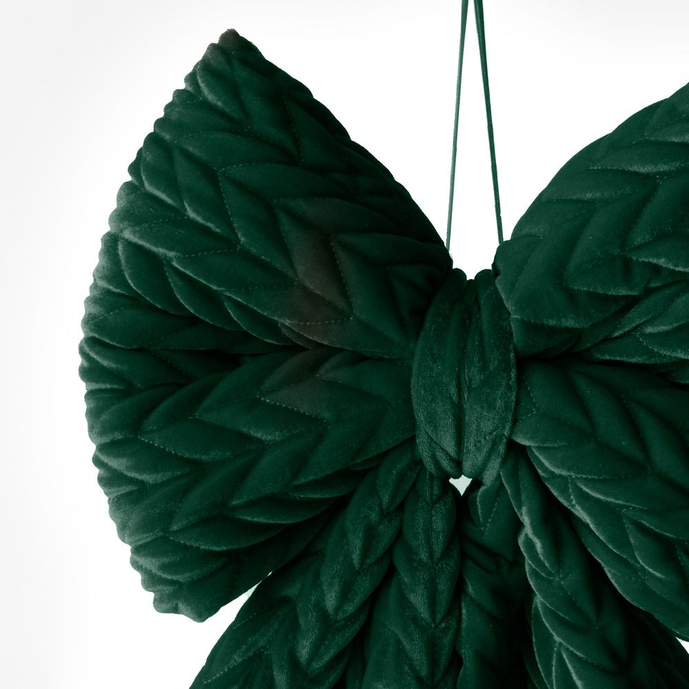 Hanging Bow - Emerald Green (59cm) - image 2