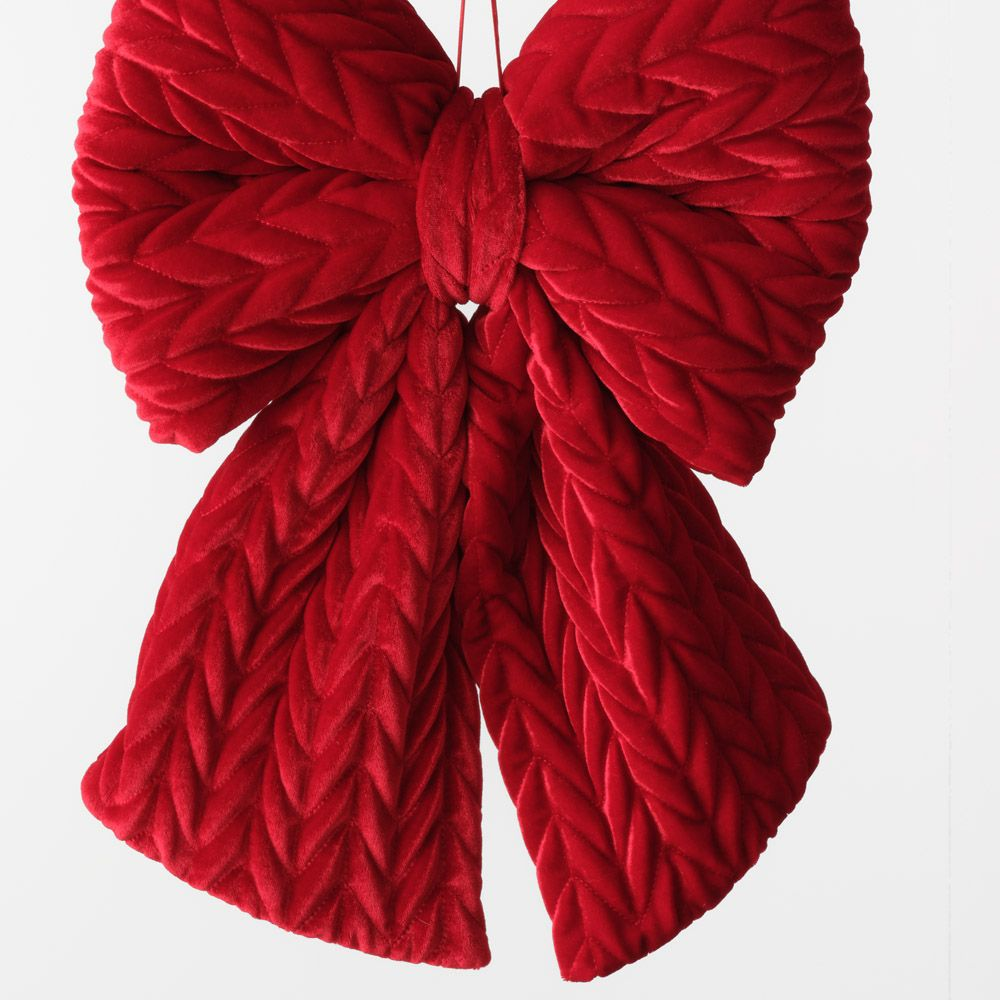 Hanging Bow - Red (43cm) - image 2