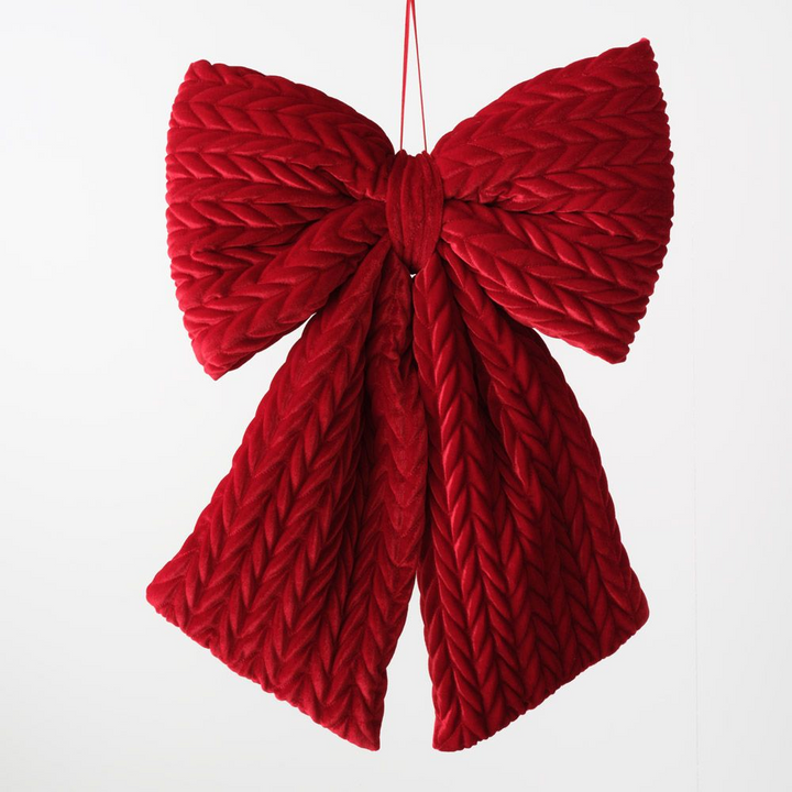 Hanging Bow - Red (59cm) - image 1