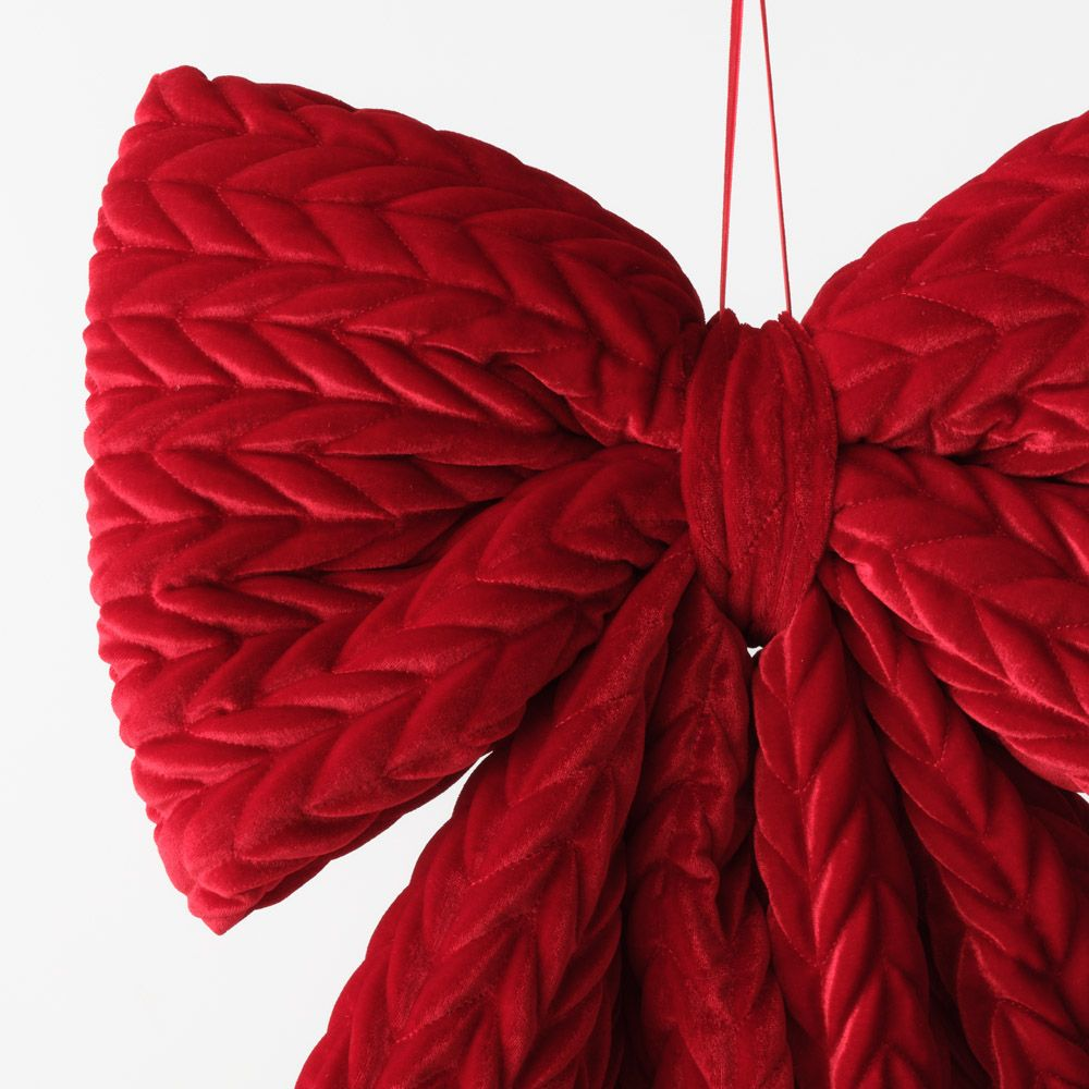Hanging Bow - Red (59cm) - image 2