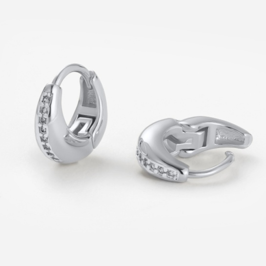 Hayley Huggie – Silver by Zafino