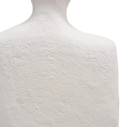 Large Heather Irregular Vase - White