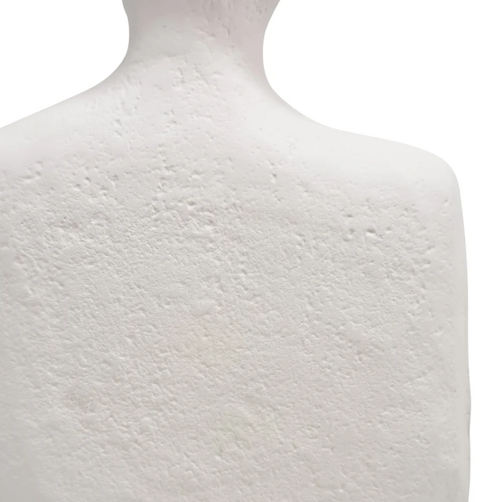 Large Heather Irregular Vase - White
