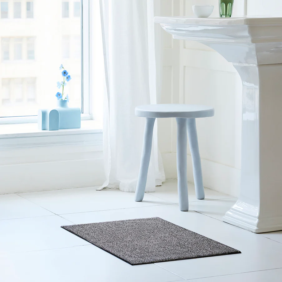 Heathered Utility Mat - Pebble