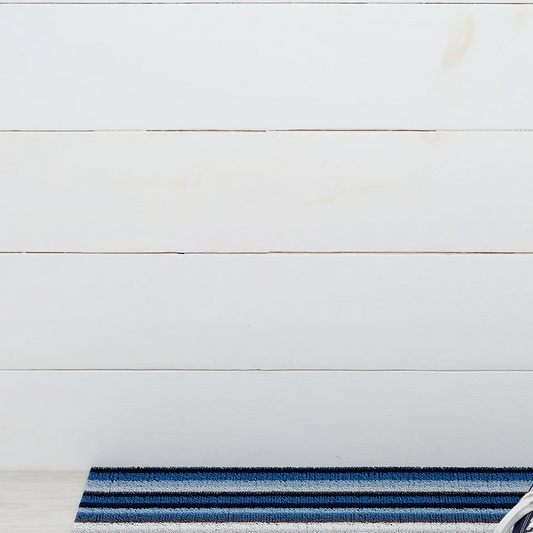 Horizon Stripe Doormat - Deep Sea