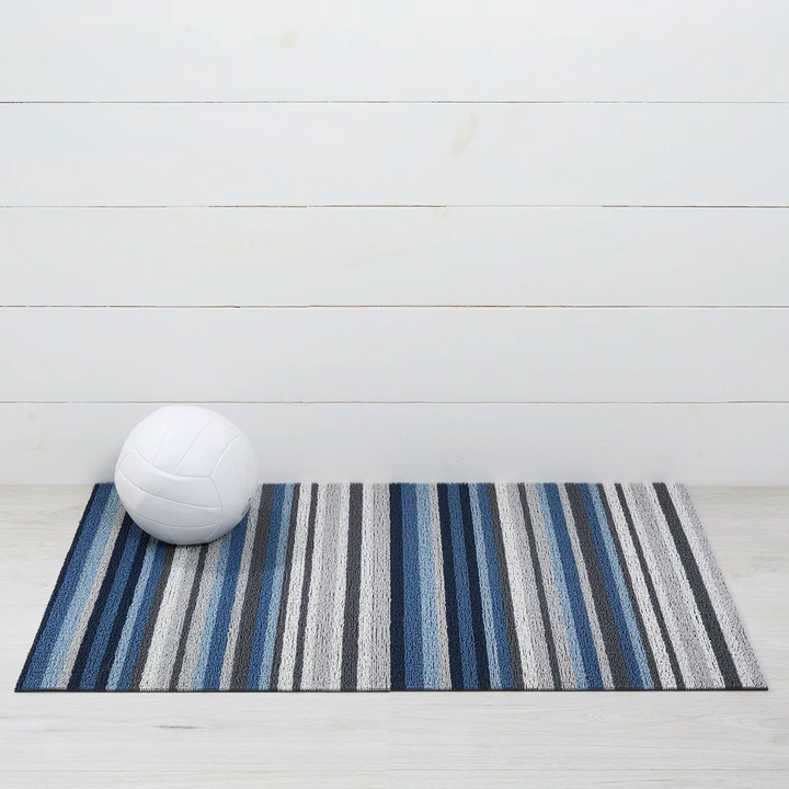 Horizon Stripe Utility Mat - Deep Sea
