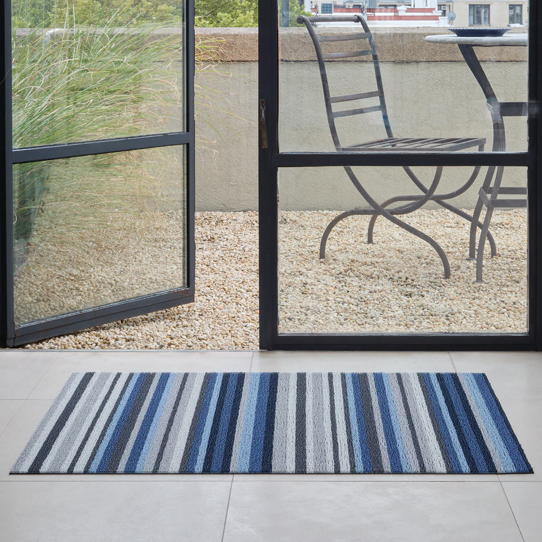 Horizon Stripe Utility Mat - Deep Sea