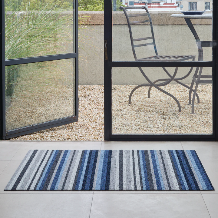 Horizon Stripe Utility Mat - Deep Sea