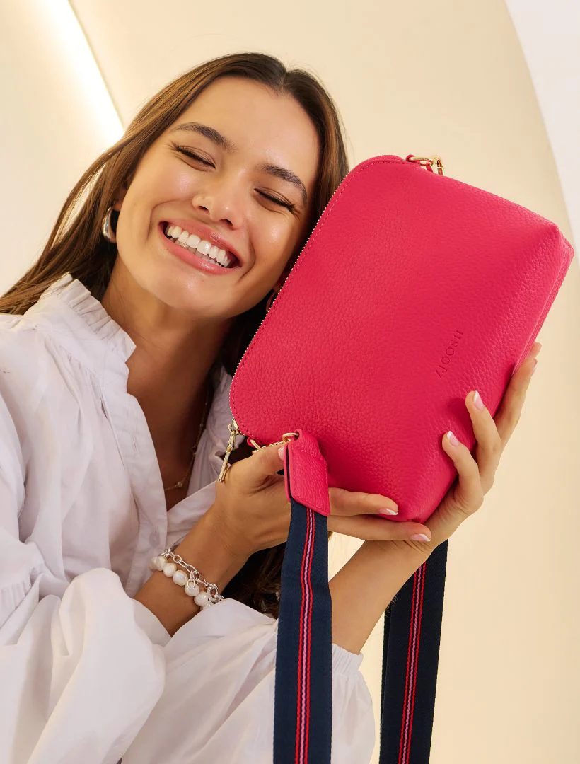 Hudson Cross Body Bag - Geranium