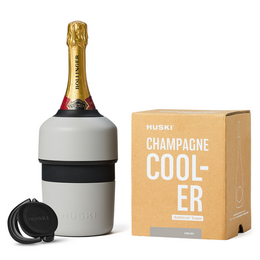 Huski Champagne Cooler – Stone Grey