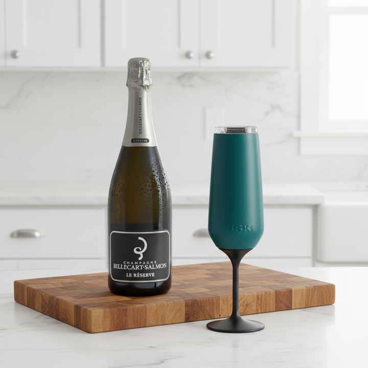 Huski Champagne Flute - Deep Teal