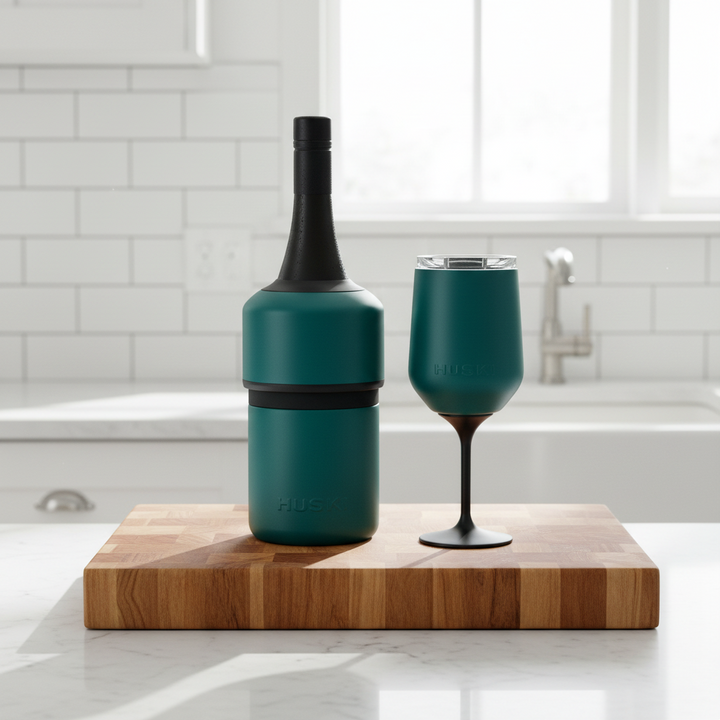 Huski Wine Tumbler 2.0 - Deep Teal