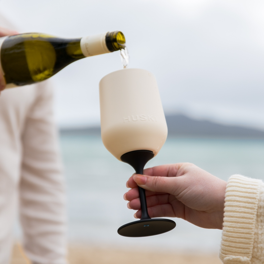 Huski Wine Tumbler 2.0 – Sand Beige